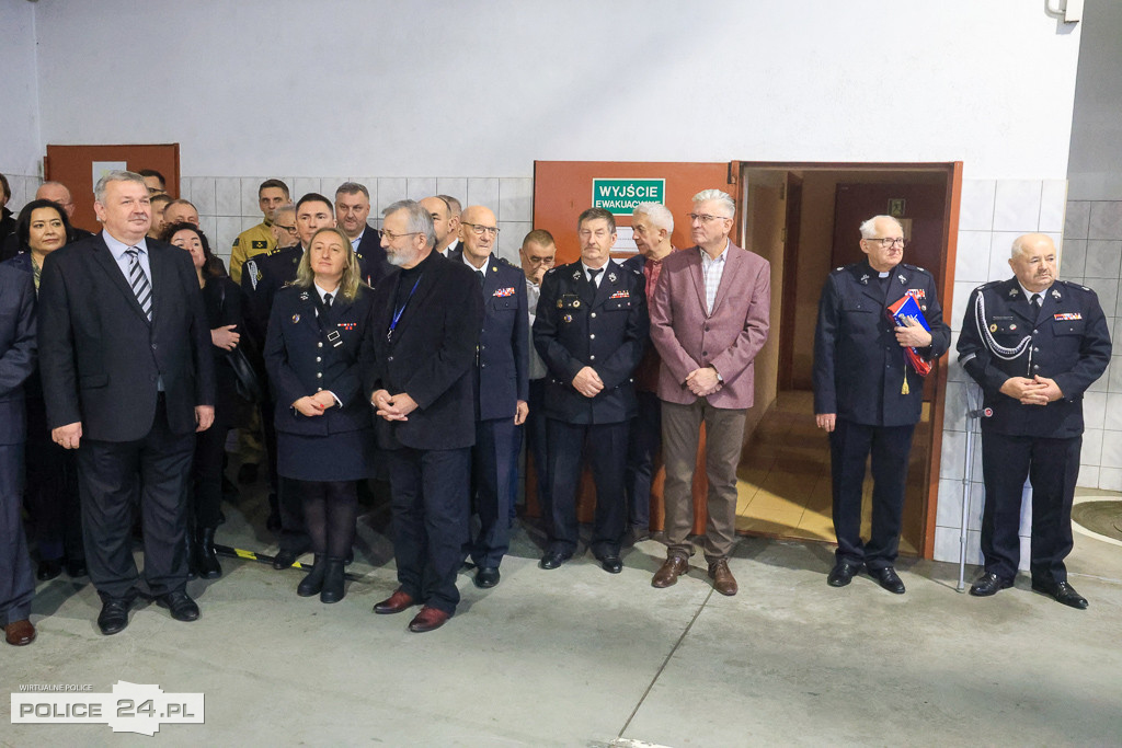 Spotkanie wigilijne u polickich strażaków
