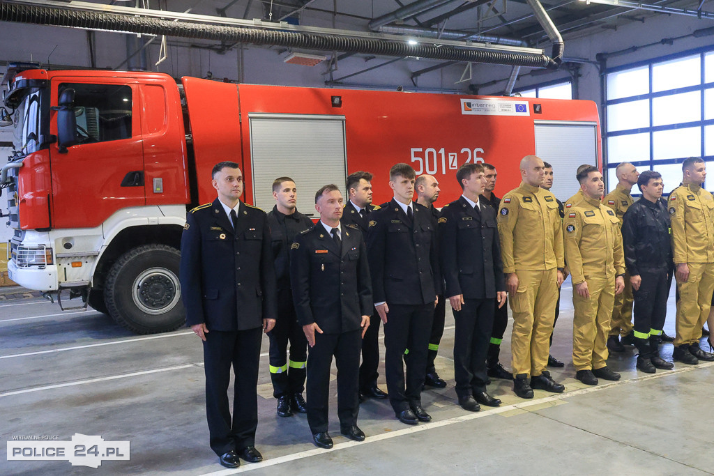 Spotkanie wigilijne u polickich strażaków