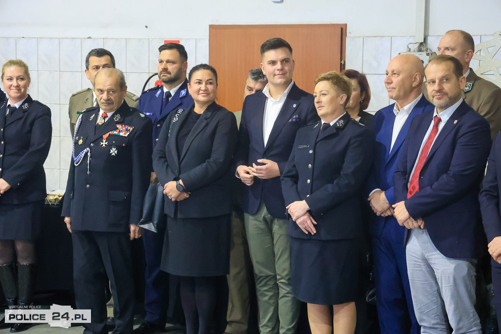 Spotkanie wigilijne u polickich strażaków