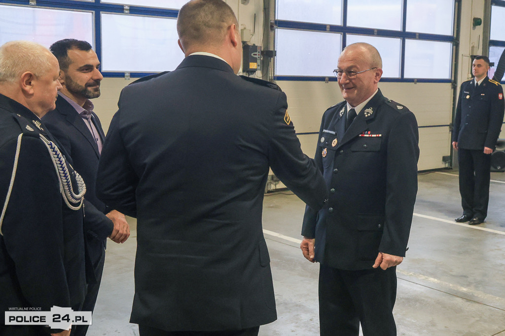 Spotkanie wigilijne u polickich strażaków