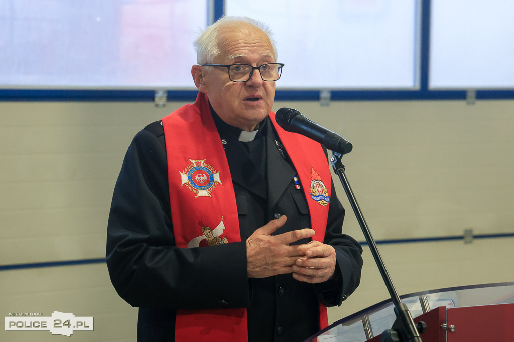 Spotkanie wigilijne u polickich strażaków