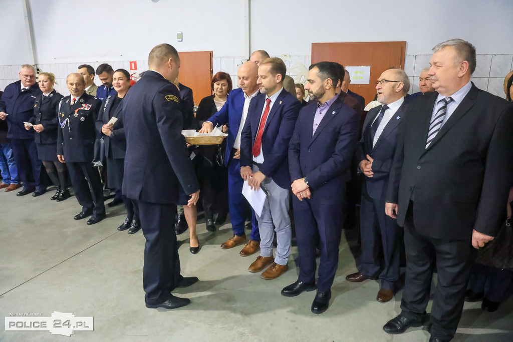 Spotkanie wigilijne u polickich strażaków