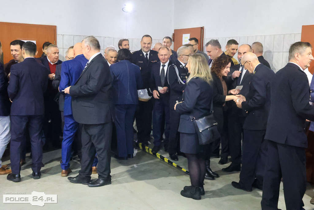 Spotkanie wigilijne u polickich strażaków