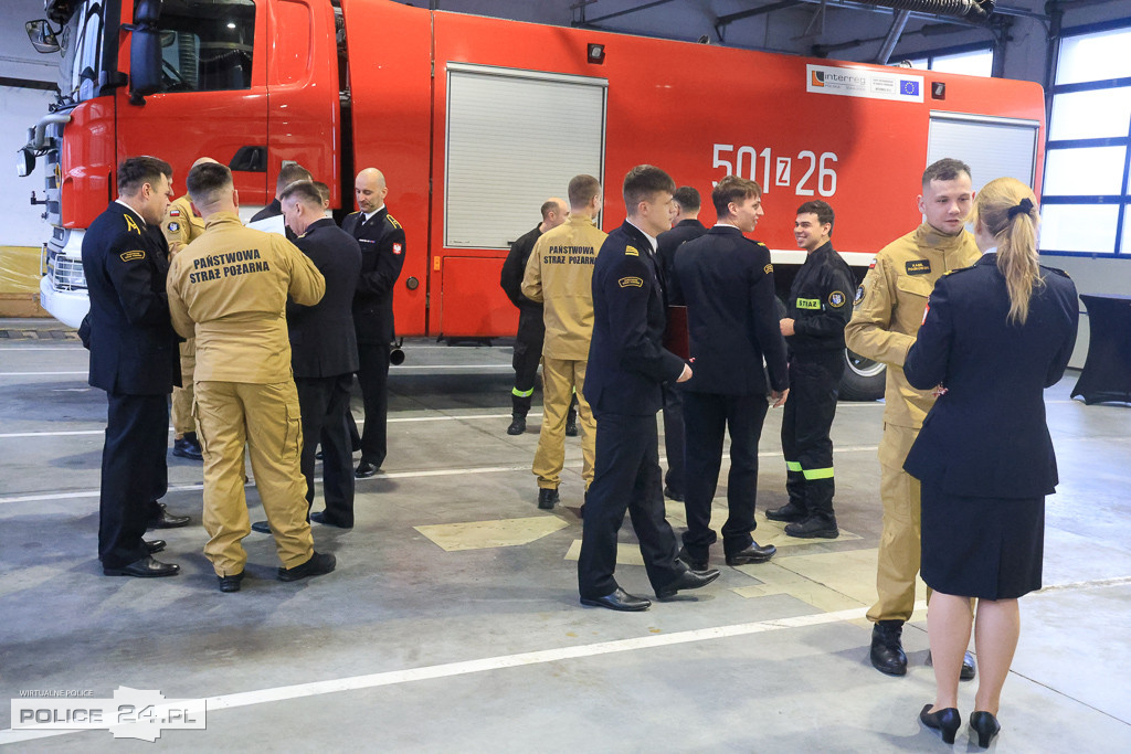 Spotkanie wigilijne u polickich strażaków