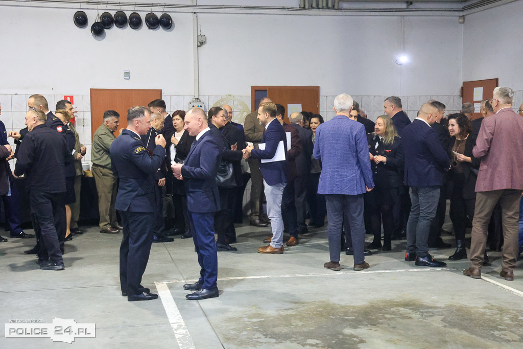 Spotkanie wigilijne u polickich strażaków