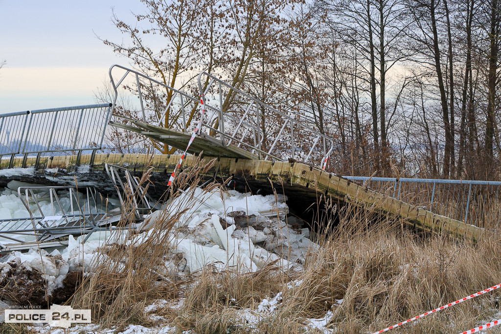 Promenada w Trzebieży poważnie uszkodzona