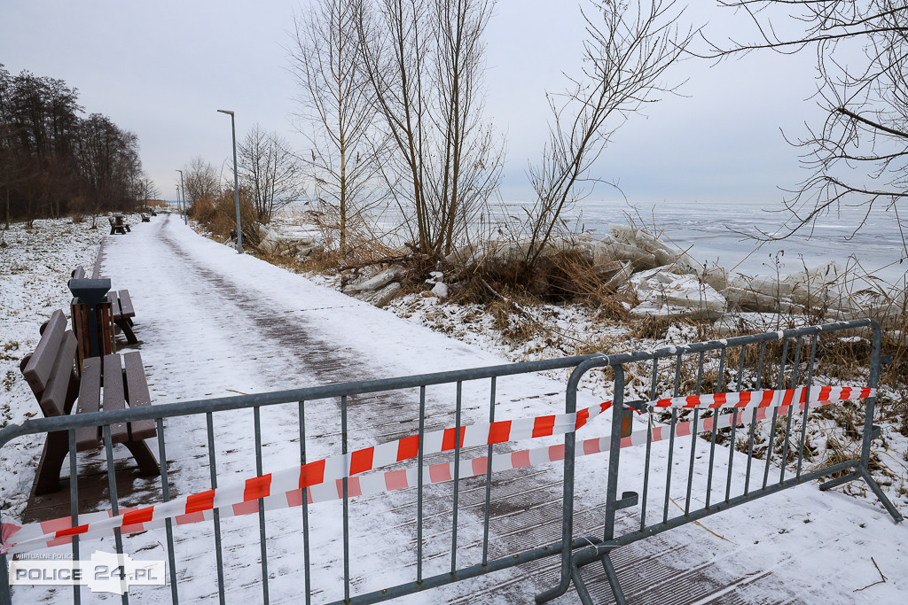 Promenada w Trzebieży poważnie uszkodzona