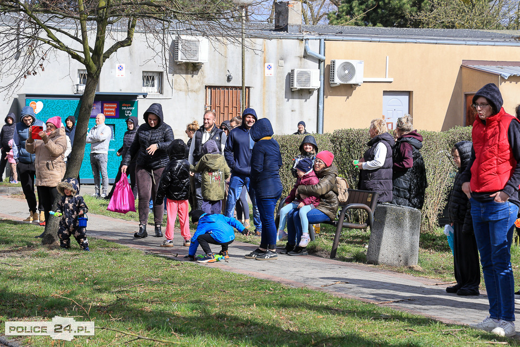 Śmigus-dyngus ze strażakami w Policach