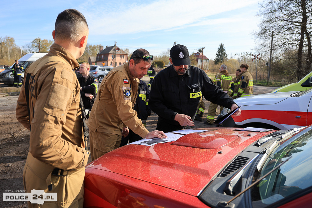 Wielkoobszarowy pożar Puszczy Wkrzańskiej