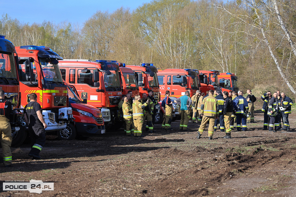 Wielkoobszarowy pożar Puszczy Wkrzańskiej