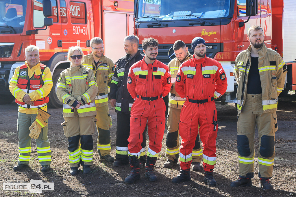 Wielkoobszarowy pożar Puszczy Wkrzańskiej