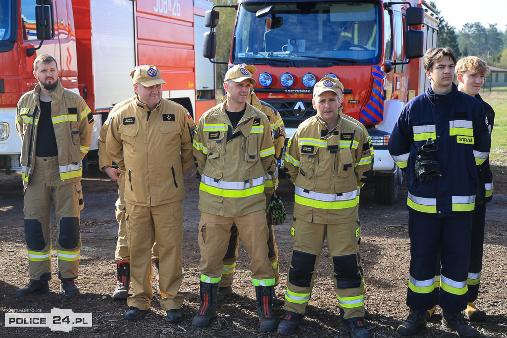 Wielkoobszarowy pożar Puszczy Wkrzańskiej