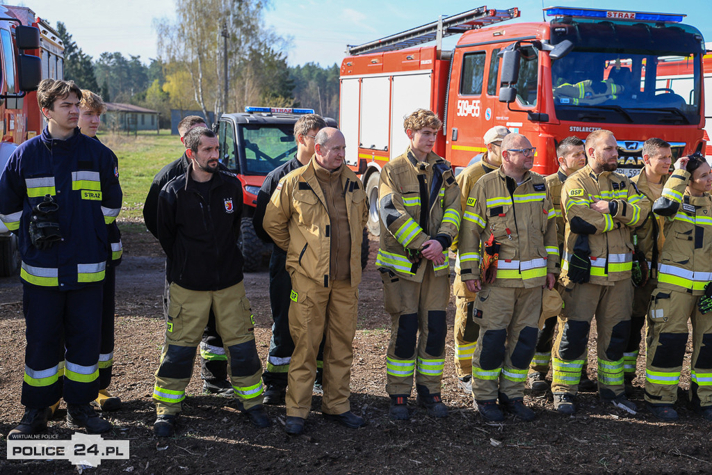 Wielkoobszarowy pożar Puszczy Wkrzańskiej