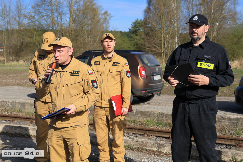 Wielkoobszarowy pożar Puszczy Wkrzańskiej