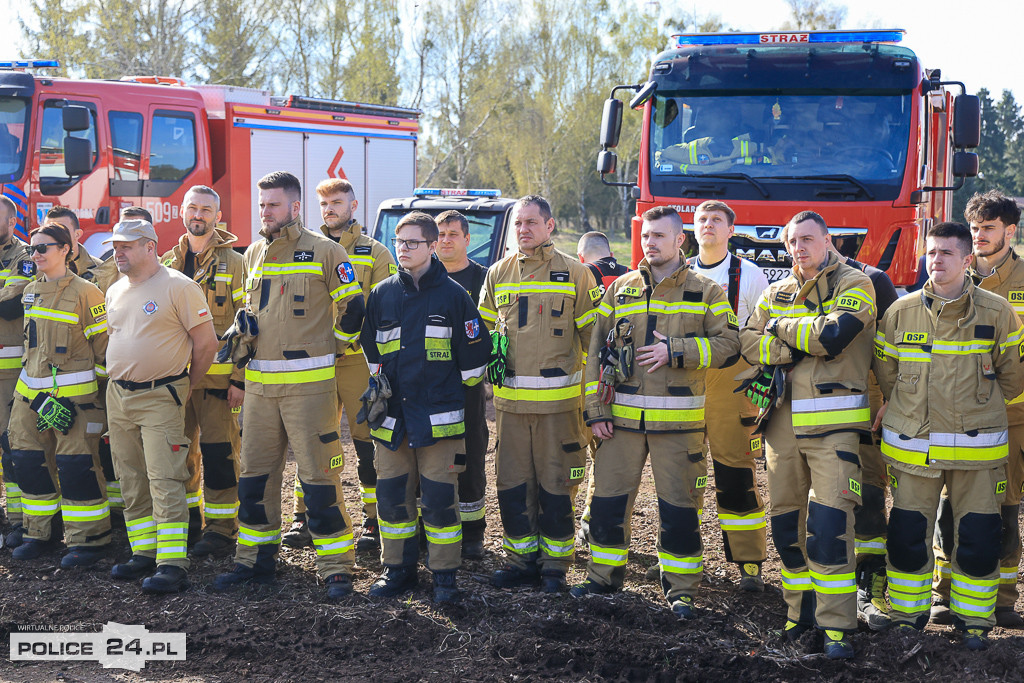 Wielkoobszarowy pożar Puszczy Wkrzańskiej