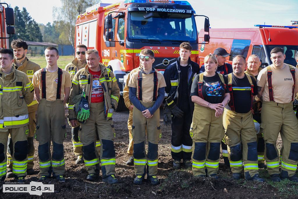 Wielkoobszarowy pożar Puszczy Wkrzańskiej