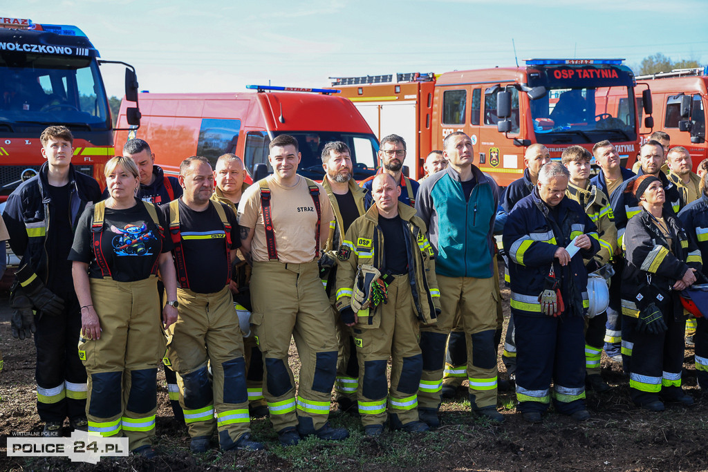 Wielkoobszarowy pożar Puszczy Wkrzańskiej