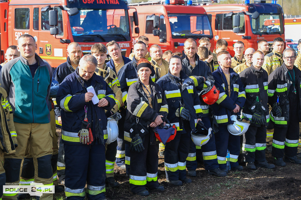 Wielkoobszarowy pożar Puszczy Wkrzańskiej