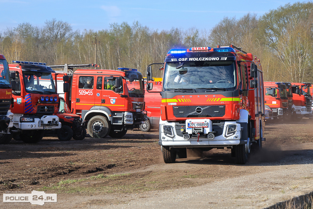 Wielkoobszarowy pożar Puszczy Wkrzańskiej