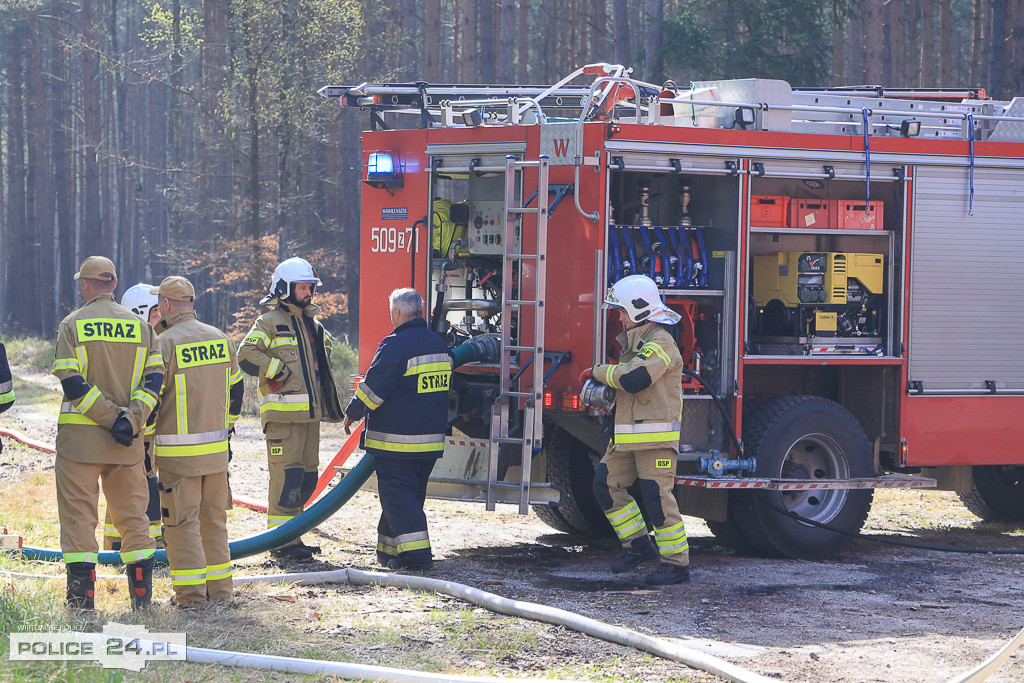 Wielkoobszarowy pożar Puszczy Wkrzańskiej