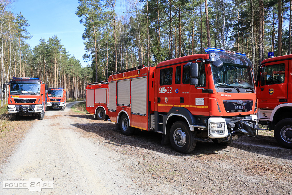 Wielkoobszarowy pożar Puszczy Wkrzańskiej