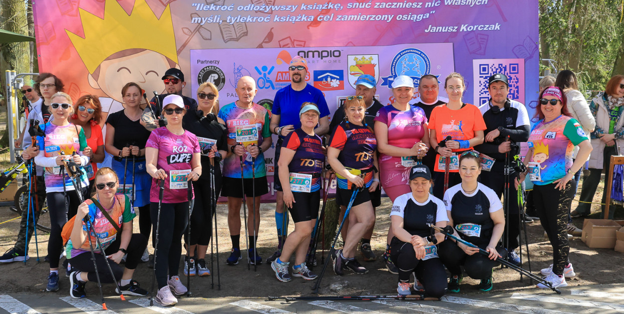 Bieg Korczaka w Policach - Marsz Nordic Walking