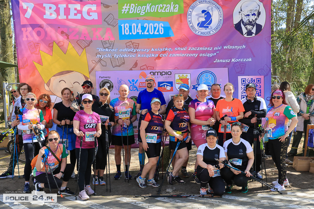 Bieg Korczaka w Policach - Marsz Nordic Walking