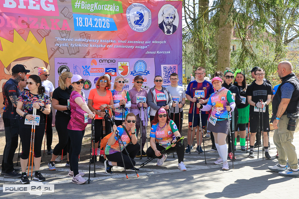 Bieg Korczaka w Policach - Marsz Nordic Walking