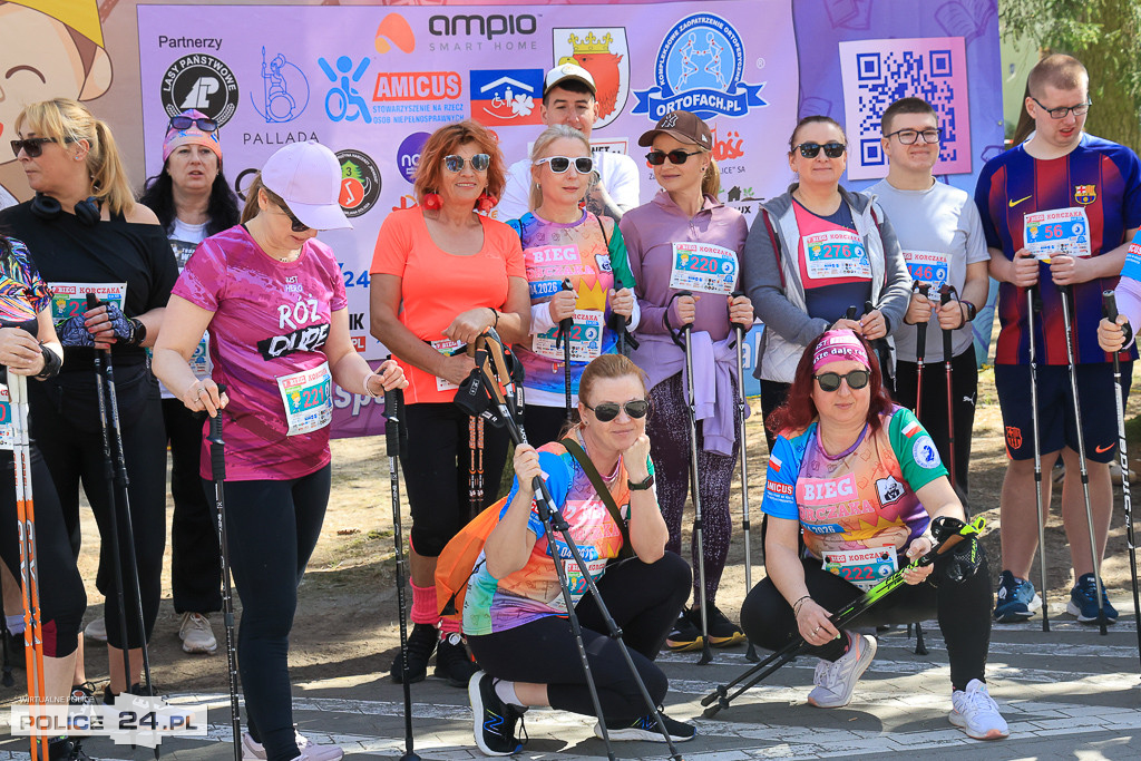 Bieg Korczaka w Policach - Marsz Nordic Walking