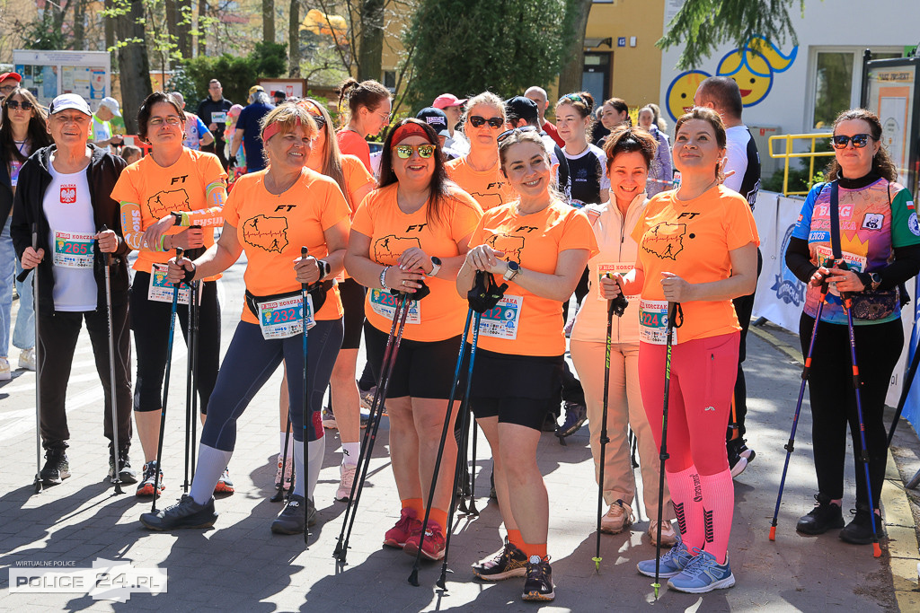 Bieg Korczaka w Policach - Marsz Nordic Walking