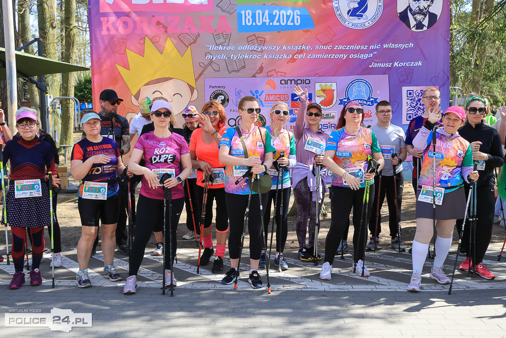 Bieg Korczaka w Policach - Marsz Nordic Walking
