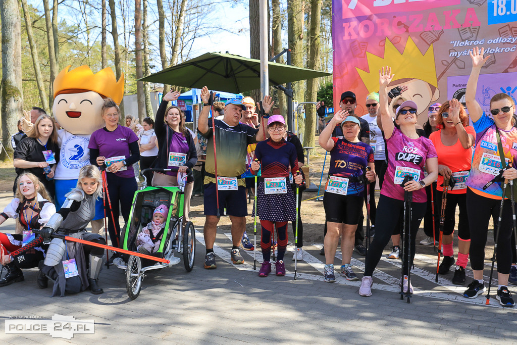 Bieg Korczaka w Policach - Marsz Nordic Walking