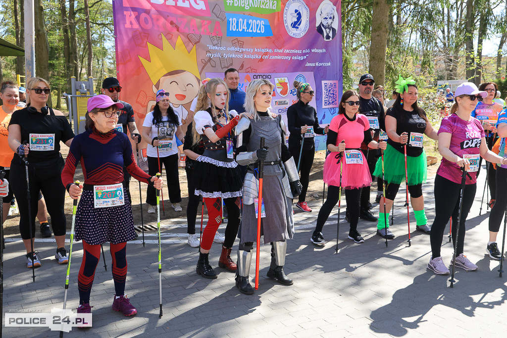Bieg Korczaka w Policach - Marsz Nordic Walking