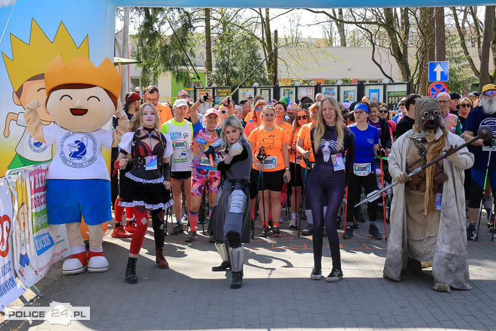 Bieg Korczaka w Policach - Marsz Nordic Walking