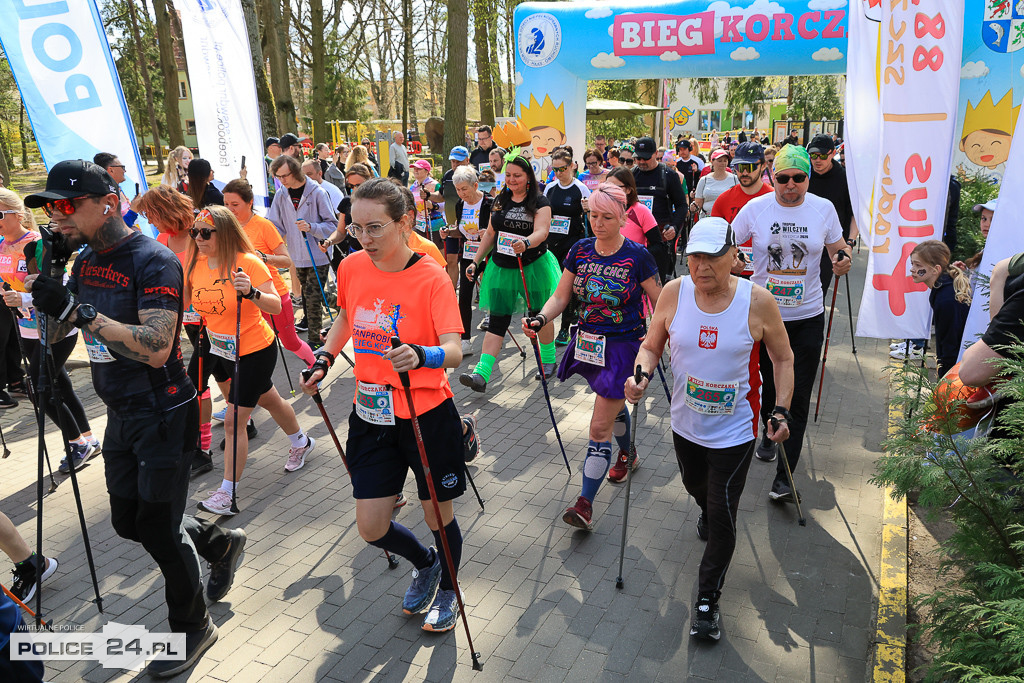 Bieg Korczaka w Policach - Marsz Nordic Walking
