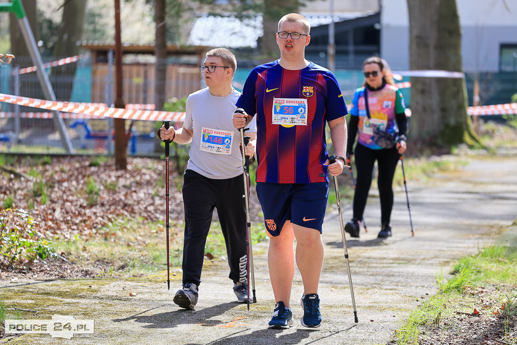 Bieg Korczaka w Policach - Marsz Nordic Walking