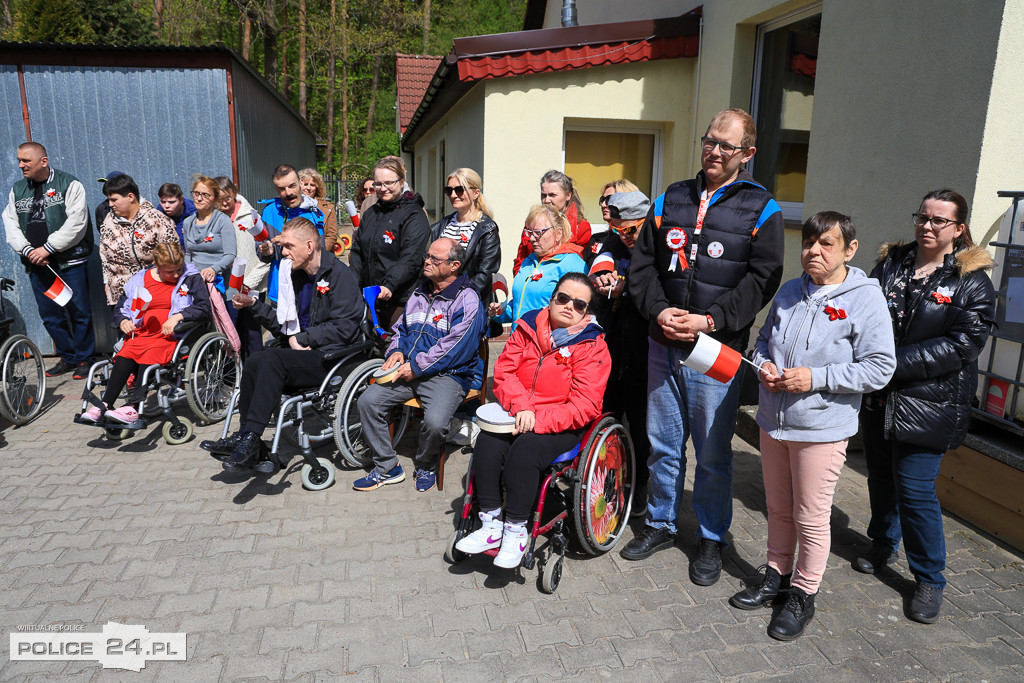 Uroczyste podniesienie flagi w PSONI Police