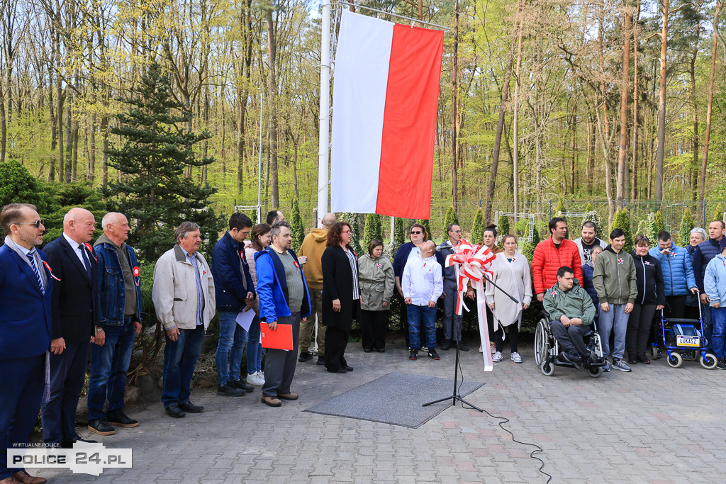 Uroczyste podniesienie flagi w PSONI Police