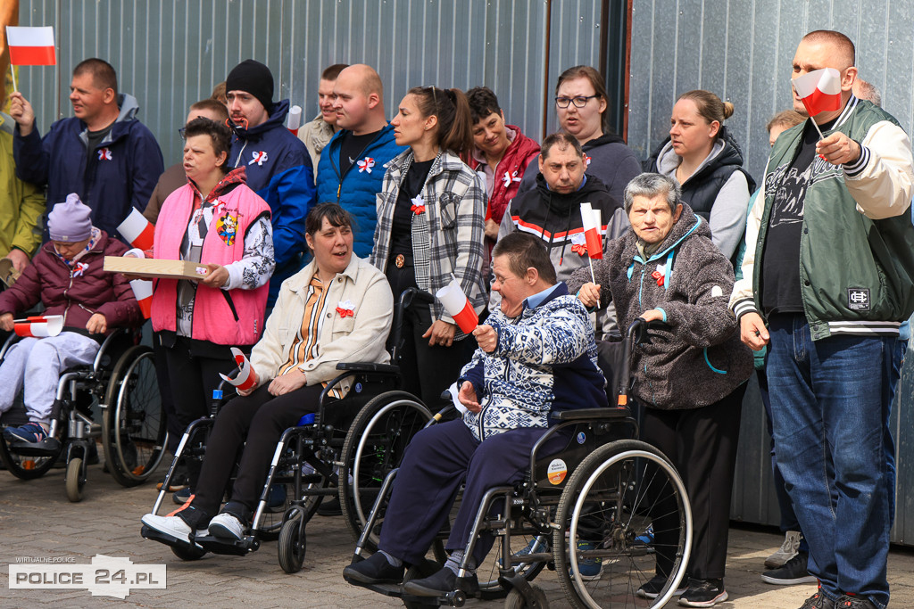 Uroczyste podniesienie flagi w PSONI Police