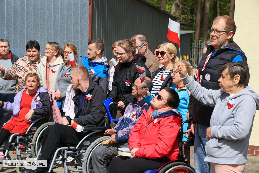 Uroczyste podniesienie flagi w PSONI Police