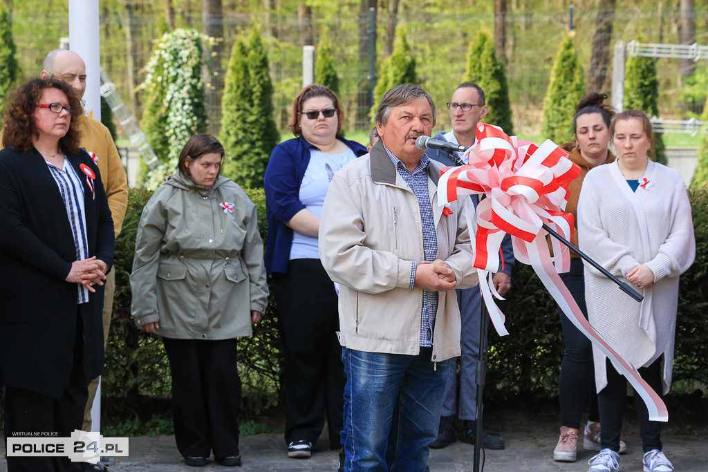 Uroczyste podniesienie flagi w PSONI Police