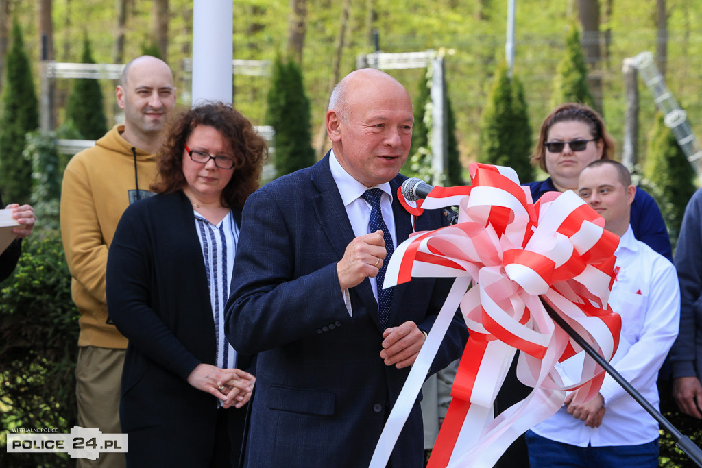 Uroczyste podniesienie flagi w PSONI Police