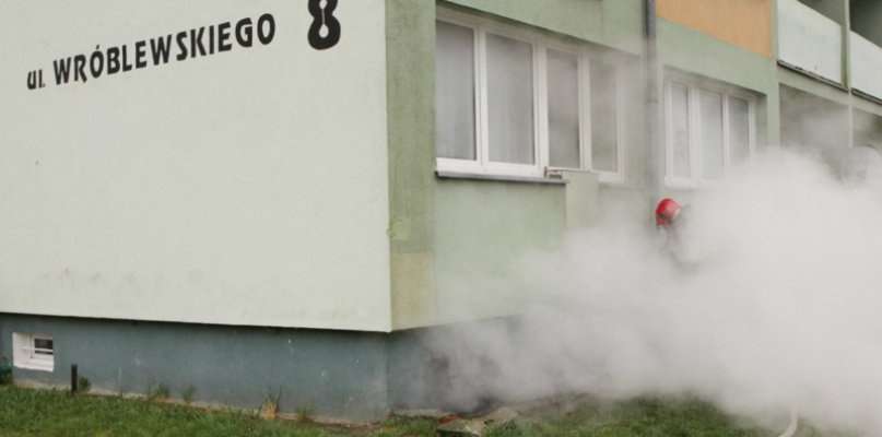 Pożar sklepu z odzieżą nową i używaną [foto/wideo]