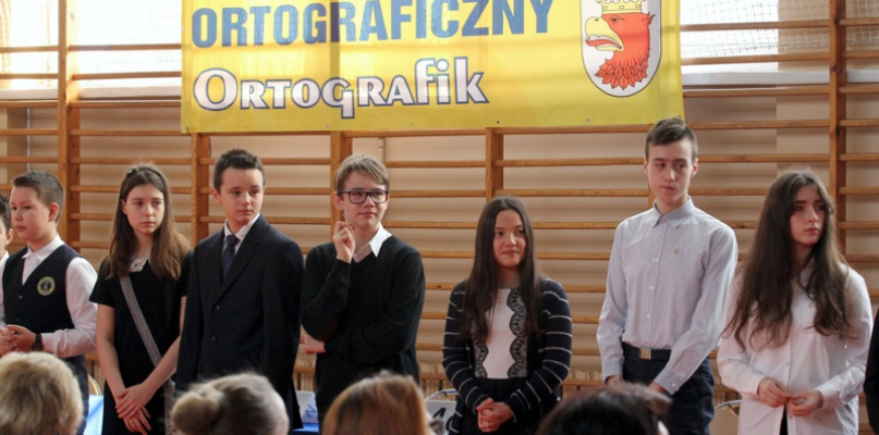 Finał Międzyszkolnego Konkursu ORTOGRAFIK [foto]