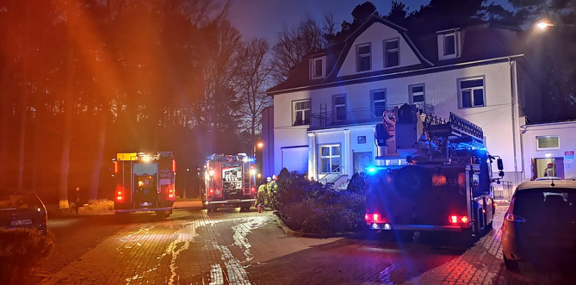 Pożar w SOSW w Tanowie [foto]