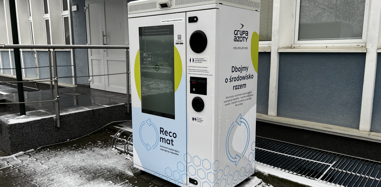 Przed biurowcem Grupy Azoty Polyolefins stanął RECOMAT