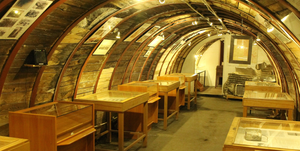 Jeden ze schronów, w którym znajdują się ekspozycje Muzeum Historycznego "Skarb"