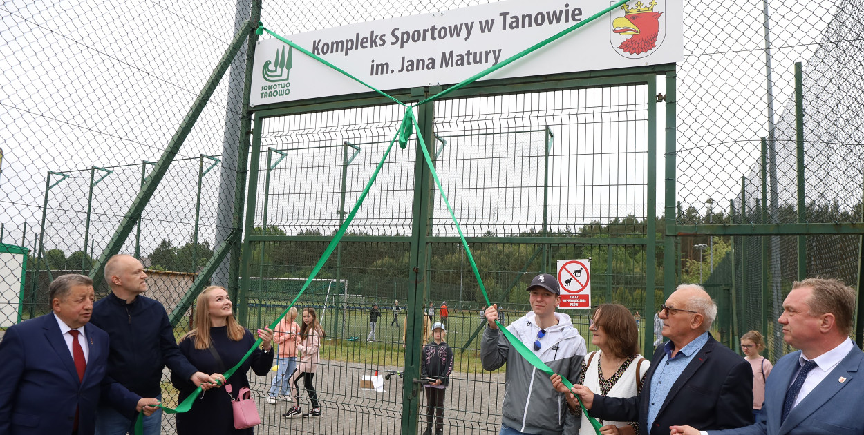 Kompleks im. Jana Matury w Tanowie – odsłonięcie tablicy