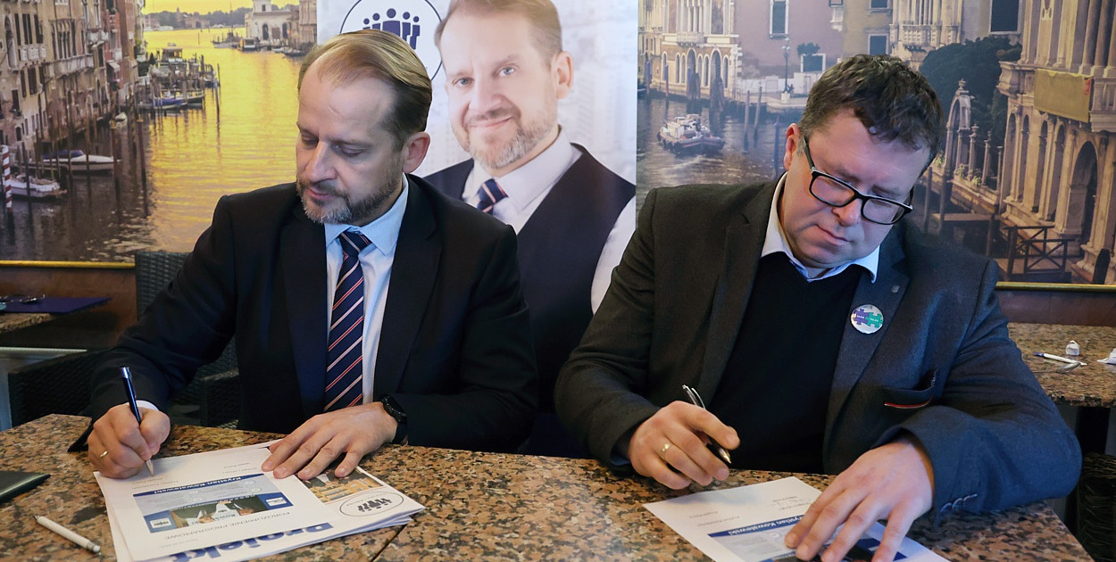 Od lewej: Krystian Kowalewski i Grzegorz Ufniarz