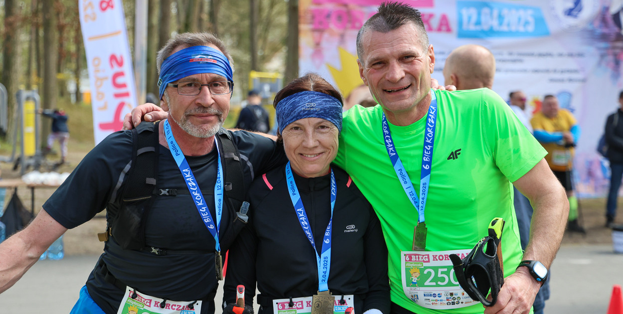 Od lewej Dariusz Masłyk, Małgorzata Masłyk i Przemek Olejnik